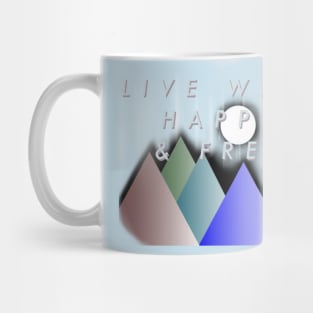 Live Wild Happy & Free Mug